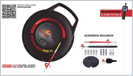 Guía pasacables de fibra de vidrio