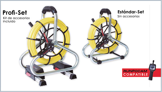 guías pasacables de fibra de vidrio con carro