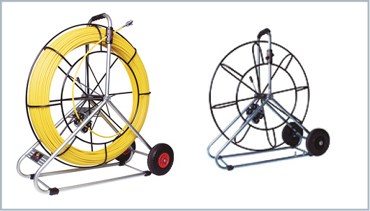 guías pasacables de fibra de vidrio con carro