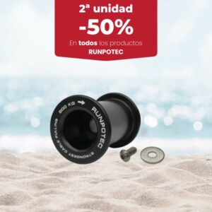 CABEZAL DE CABRESTANTE ø55mm - carga de tracción 800kg