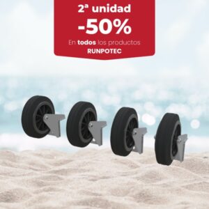 RUEDAS TRANSPORTE RUNPOLIFTER ( 4 UNID)
