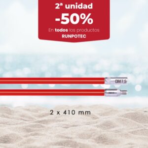 RUNPOSTICKS ROJO (DURO) 2x41cm