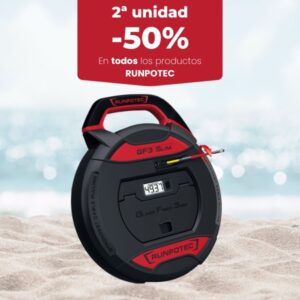 GUÍA DE FIBRA DE VIDRIO GF3 SLIM CON CONTADOR DE METROS