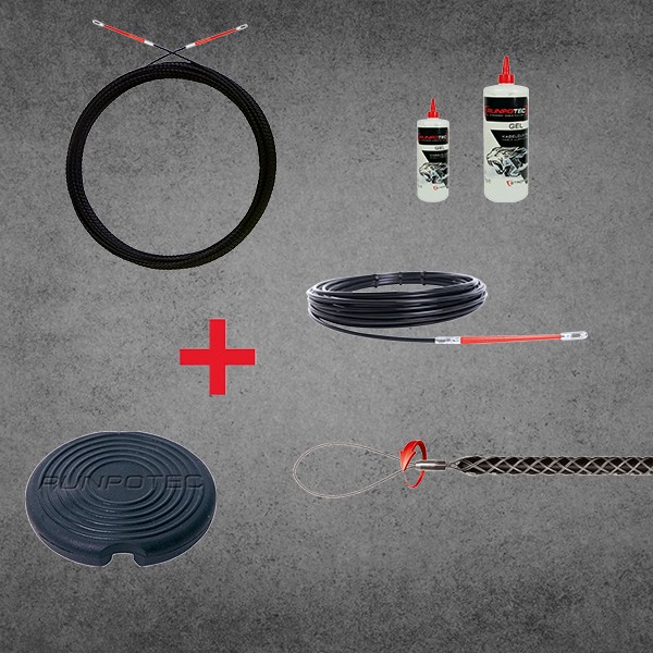 PACK OFERTA 10, GUIA TRENZADA 30 ML + GUIA NYLON 20 M + GEL