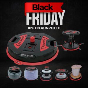 DESBOBINADOR DE CABLE RUNPOTEC XBOARD XB500T CON EXTENSIÓN TELESCÓPICA