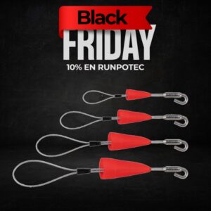 LAZO TIRACABLES CON GANCHO - SET DE 4 UNIDADES