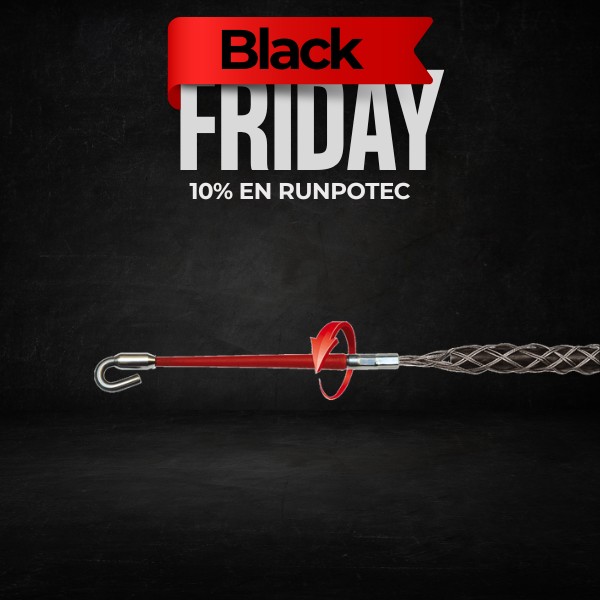 MALLA TIRACABLES CON CIERRE RÁPIDO