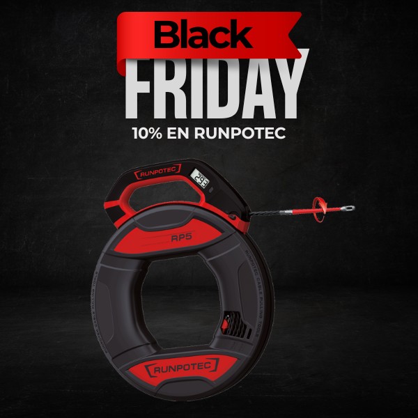 GUIA PASACABLES TRENZADA RUNPOTEC RUNPO5 CON CARCASA Y CONTADOR