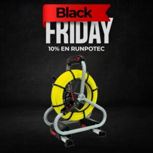 GUÍA PASACABLES CON CARRO RUNPOTEC DE 4,5 MM - SET PROFESIONAL