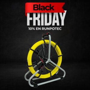 GUÍA PASACABLES CON CARRO RUNPOTEC DE 6 MM - SET ESTÁNDAR