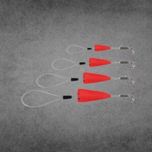 LAZO TIRACABLES CON GANCHO RTG 6 - SET DE 4 UNIDADES