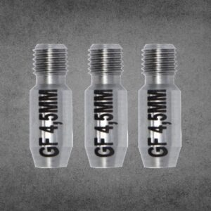 SET PUNTAS CABEZALES PARA GUIA 4,5 MM (PACK 3 UNT)