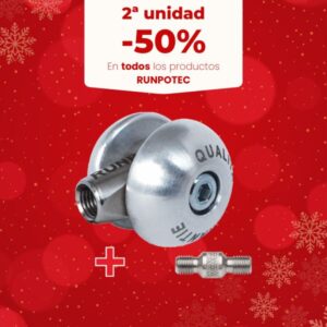 ROLLER DIAM. 50 MM RTG 12 MM ALUM/ACERO INOX