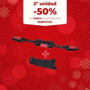 CORREA CON SISTEMA CLIP Y ALMOHADILLA DE ANCLAJE - 2 PIEZAS - 1200mm