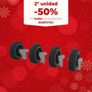 RUEDAS TRANSPORTE RUNPOLIFTER ( 4 UNID)