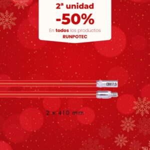 RUNPOSTICKS ROJO (DURO) 2x41cm