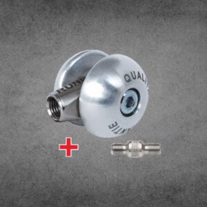 RUEDA Ø 50 MM ROSCA RTG 12 MM ALUM/ACERO INOX