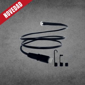 CABEZAL DE CAMARA RC3 FLEXIBLE Ø8mm - 1M