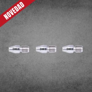 JUNTA FINAL VARILLA FIBRA VIDRIO - JUEGO ROSCA EXT. Ø3 (3 UD)