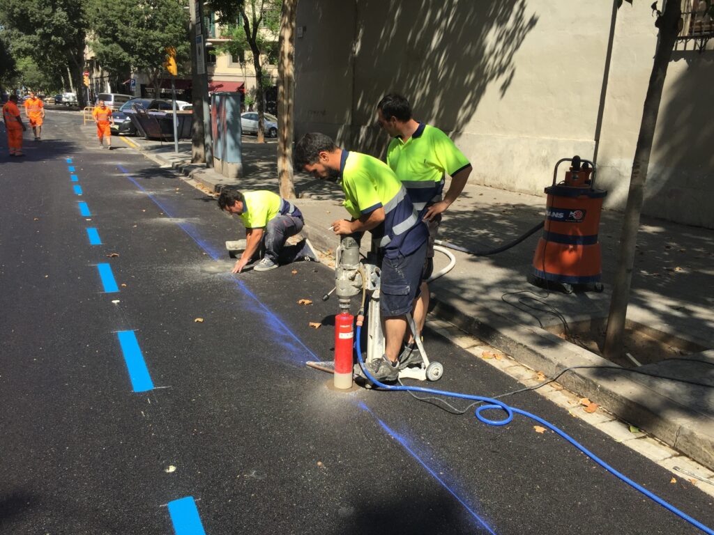 instalacion de sensores de aparcamiento