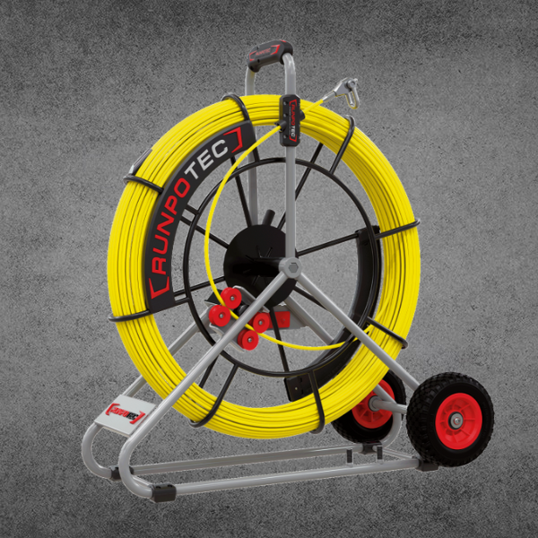 GUIA PASACABLES CON CARRO Ø 7,5mm - 120 ML